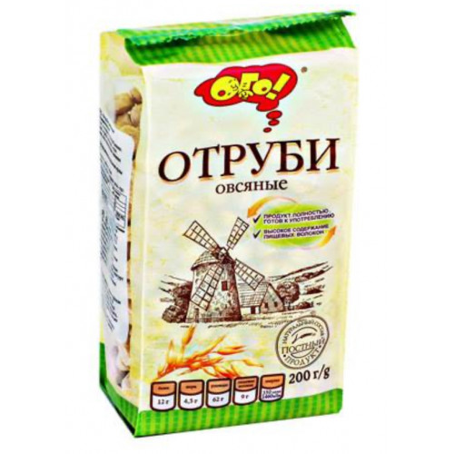 Отруби овсяные 200г Отруби овсяные 200г