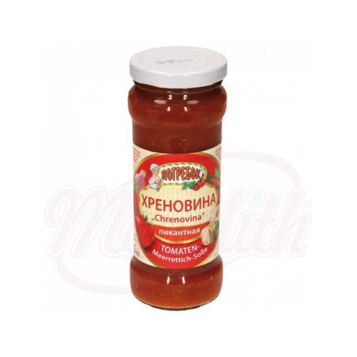 Spicy sauce Pogrebok "Horseradish", 295 ml Spicy sauce Pogrebok "Horseradish", 295 ml