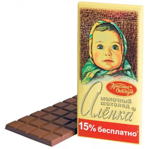 Melkchocolade "Alёnka", 200 gr.