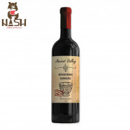 Georgian red semi-sweet wine Ancient valley Khvanchkara