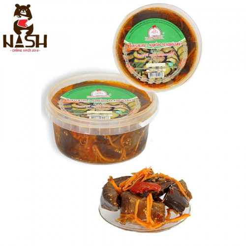 Cалат Смачна Традиция "Баклажаны с морковью по-корейски", 450 g