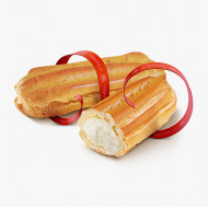 Пирожные БКК заварные с кремом "Эклер со вкусом пломбира" замороженные, 240г