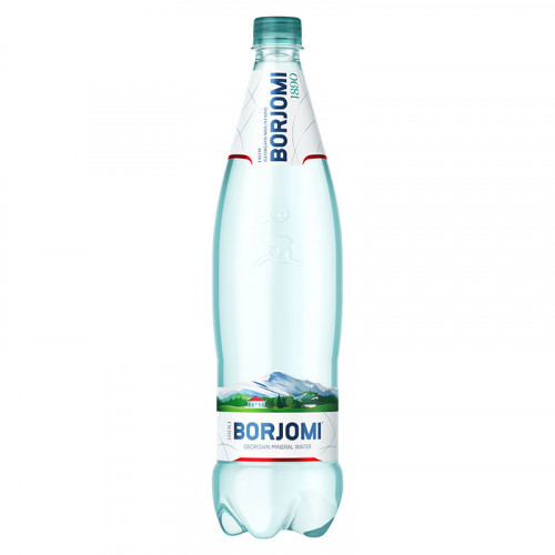 Borjomi mineraalwater in plastic fles, 1 l.