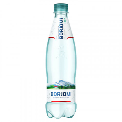 Боржоми минеральная вода в пластиковой бутылке, 0,5л