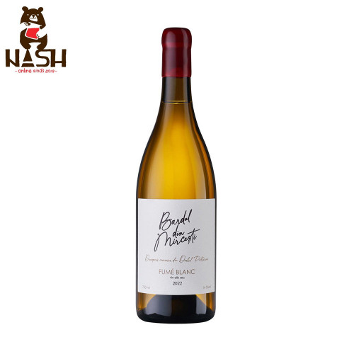 Moldovan dry white wine Bardul din Mircești "White Smoke"