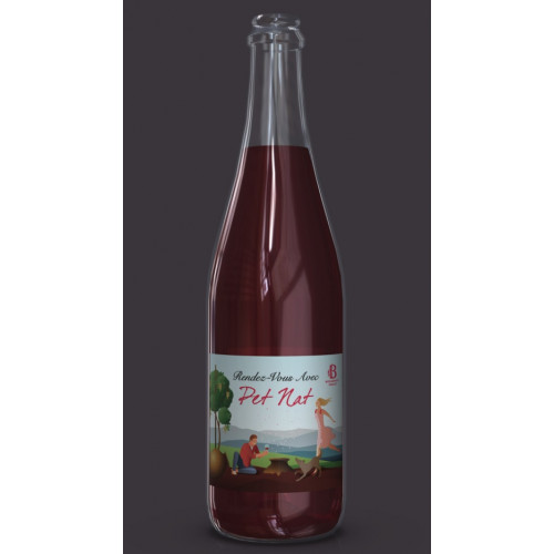 Грузинское игристое розовое вино Бацашвили PetNat Rose