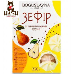 Oekraïense marshmallow Boguslavna met stukjes peer, 230 g