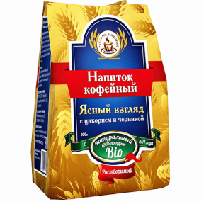Розчинний напій "Ясний погляд" з цикорієм та чорницею, 100г