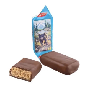 Шоколадные вафельные конфеты Bucuria «Мишка на Севере», 250г