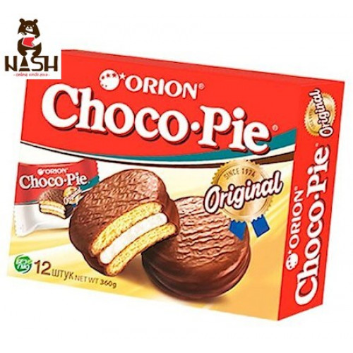 Choco-pie cookies Orion original, 12 pcs.