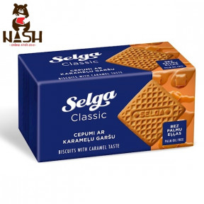 Selga cookies with caramel flavor, 180g