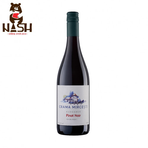 Молдовське червоне сухе вино Крама Мірчешть Піно нуар Елеганс