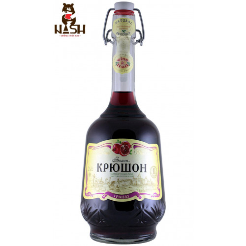 Молдавское сладкое вино Казаяк-вин "Бомон-Крюшон гранатовый" с гранатовым соком, 1л