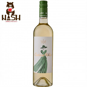 Молдавское белое сухое вино Домэйн ла Прут Белая графиня