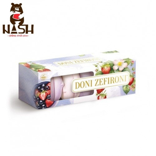 Зефір Нева "Doni Zefironi" зі смаком полуниці та чорної смородини, 210г