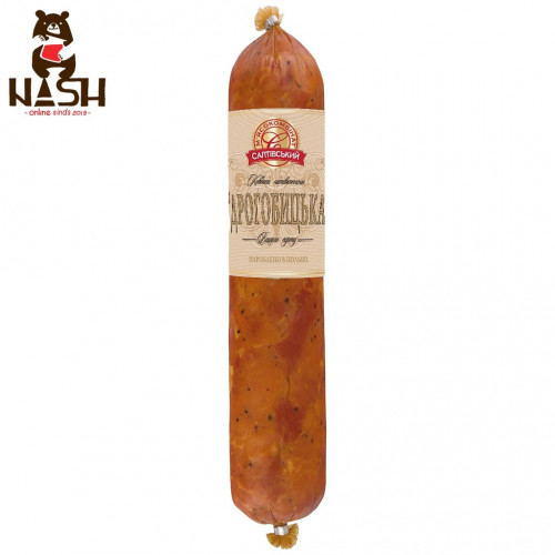 Копченая колбаса Салтовского мясокомбината "Дрогобицкая", 320г 