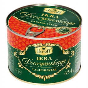 Икра горбуши Ikroff "Дворянская", 454г (годна до 10/02)
