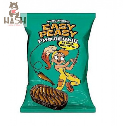 Картофельные чипсы EasyPeasy со вкусом «Шпроты», 50г