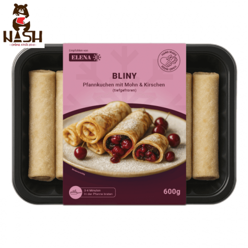 Блины Елена с маком и вишней замороженные, 600г