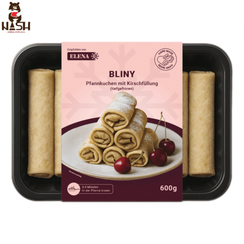 Diepvriespannenkoeken Elena met kersen, 600 g