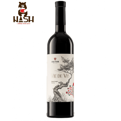 Молдавское красное сухое вино Fautor Ви де Ви Каберне Совиньон/Мерло