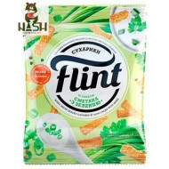 Сухарики Флінт пшенично-житні зі смаком «Сметана із зеленню», 70г