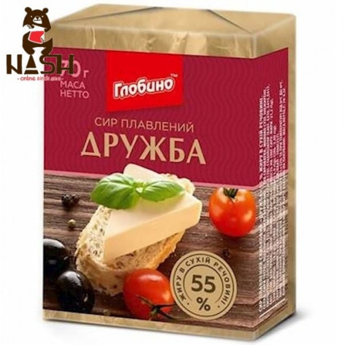 Ukrainian cream cheese Globino "Druzhba" 55% fat, 70g