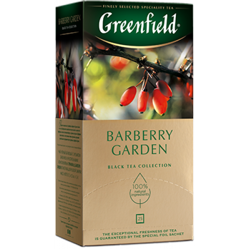 Greenfield tea "Barberry garden" 25 sachets, 1.5g each