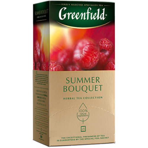 Чай фруктовый Greenfield "Летний букет" в 25 пакетиках по 2г