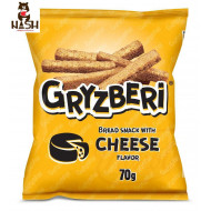 Сухарики GRYZBERI зі смаком сиру, 70г