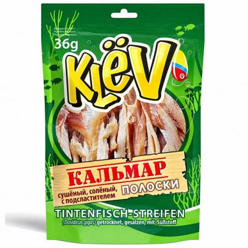Закуска из кальмара соломкой Клёв, 36г