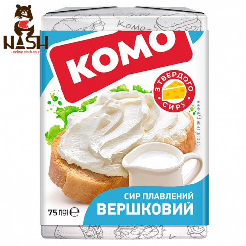Oekraïense smeltkaas Komo "Romig" 35% vet, 75 g