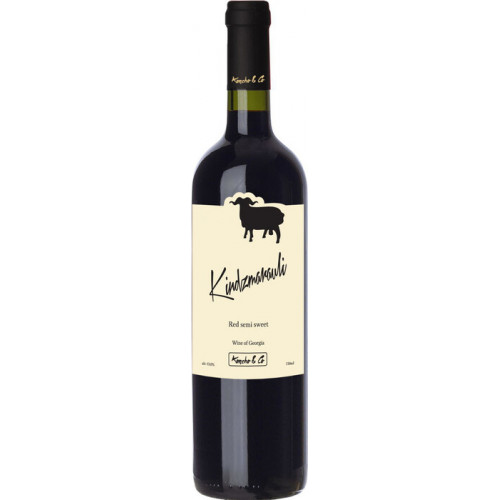 Грузинское полусладкое красное вино Koncho & Co Киндзмараули 2019
