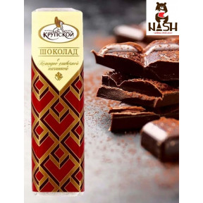 Chocoladereep van Krupskaya Factory met fudge- en roomvulling, 50 g