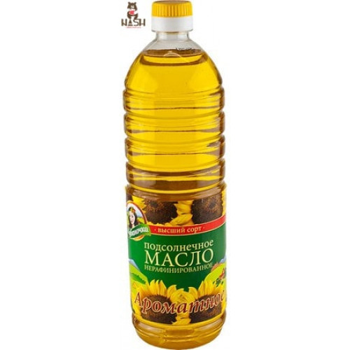 Sunflower oil Kubanochka "Aromatic" unrefined, 1l