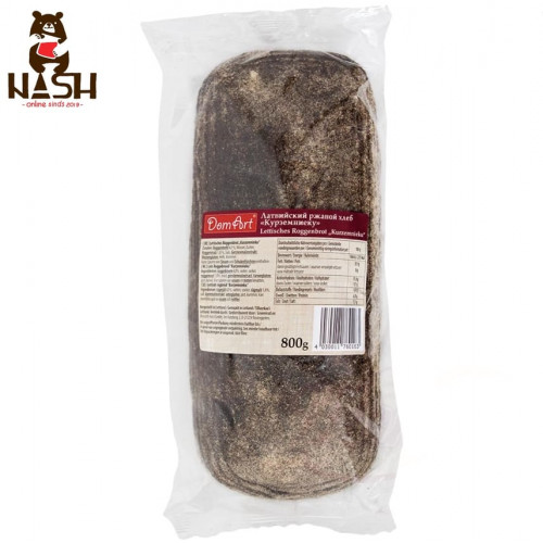 Латвийский ржаной хлеб DomArt Курземниеку, 800г