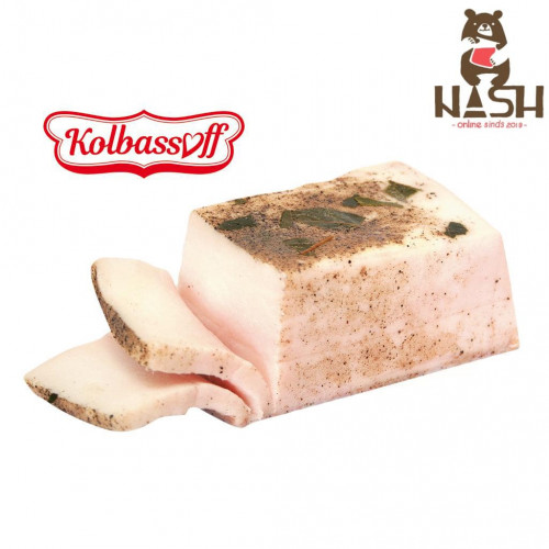 Salted lard Kolbassoff "Khutorskoe", 350g 