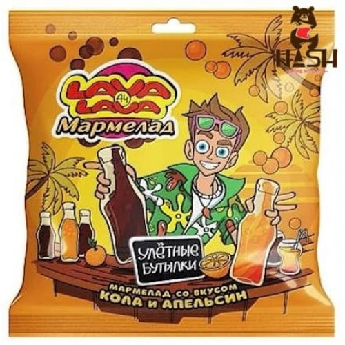 Мармелад желейный Lava Lava со вкусом апельсина и колы, 50г