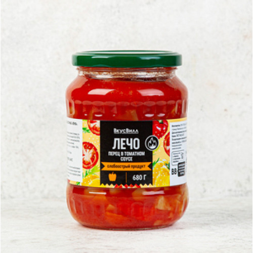 Перець у томатному соусі «Лечо» Вкусвілл, 700г