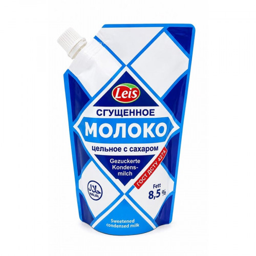 Ukrainian condensed whole milk with sugar Leis, 290g Ukrainian condensed whole milk with sugar Leis, 290g
