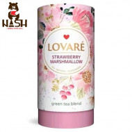 Зелений чай Lovare "Полуничний зефір", 80г