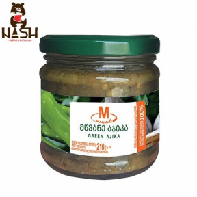 Georgian adjika Marneuli green, 210g Georgian adjika Marneuli green, 210g
