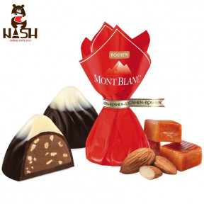 Конфеты Рошен "Монблан" с карамелизированным миндалем, 250г