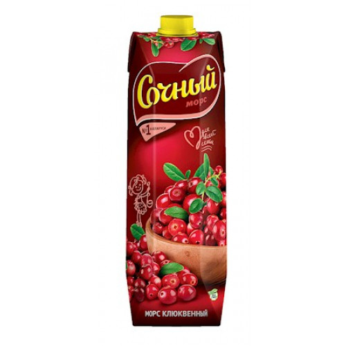 Cranberry juice "Ripe", 1l