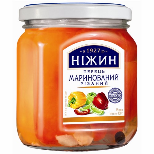 Ukrainian marinated chopped paprika, 450g