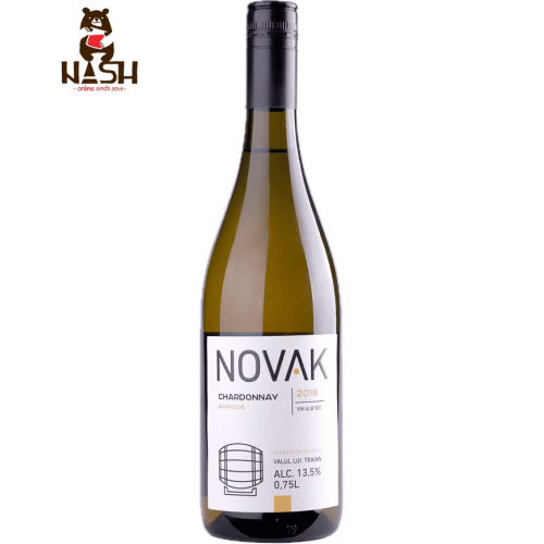 Moldovan dry white wine Novak "Chardonnay Limited"