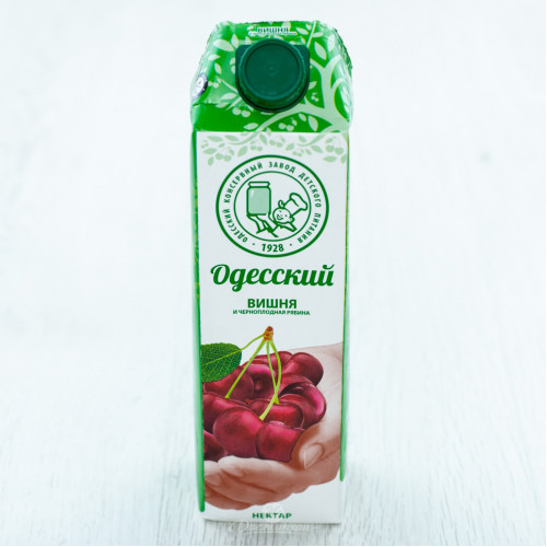 Ukrainian nectar from cherry and chokeberry "Odessa", 950ml