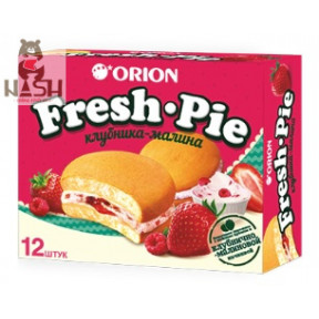 Orion Fresh Pie cookies "Strawberry-raspberry", 12 pcs.