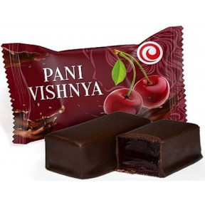 Ukrainian glazed candies Sweetail with cherry jelly "Pani cherry", 250g