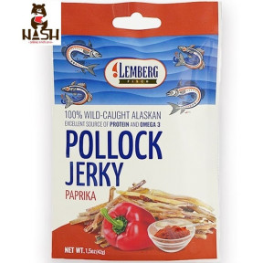 Lemberg beer snack made from dried and salted pollock with pepper, 42g